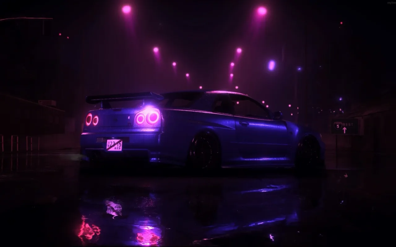 Nissan Skyline live wallpaper preview