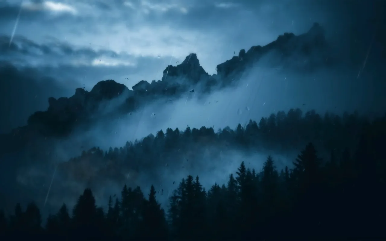 Mist Over The Pines live wallpaper preview